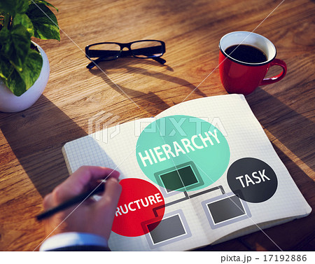 Hierarchy Structure Task Multilevel Employment Concept 17192886
