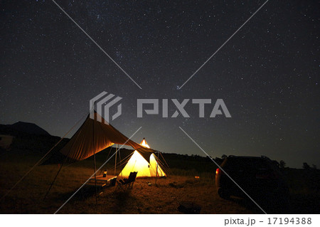 テントと星空 17194388