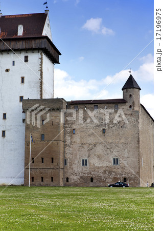 Estonia. Narva. Ancient fortress on border with Ru 17196975
