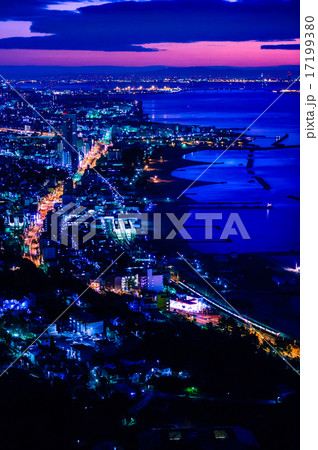 夜明けの須磨浦山上から 17199380