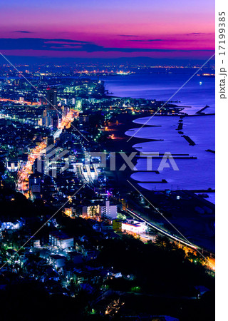 夜明けの須磨浦山上から 17199385