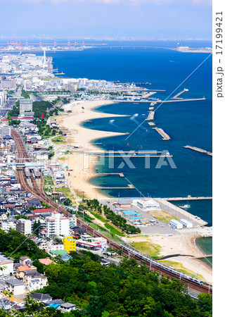 夏の須磨浦山上から 17199421