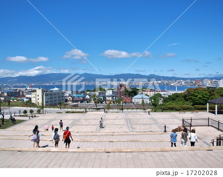 viewpoint to see the bay at Motomachi in Hakodate, 17202028