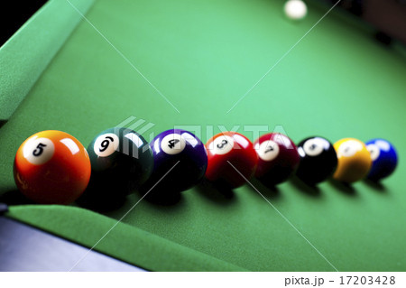 Close up shot of pool ball Close up shot of pool ball 17203428