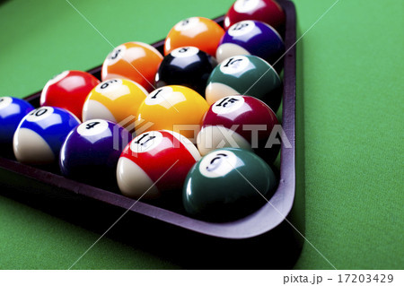Close up shot of pool ball Close up shot of pool ball 17203429