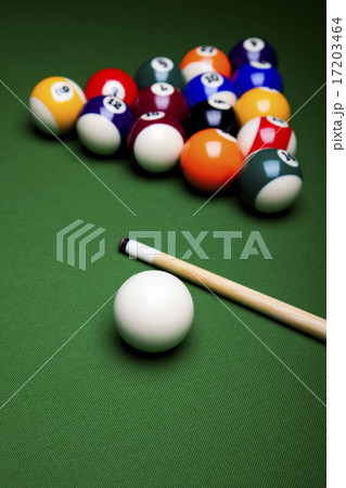 Billiards pool, vivid colors, natural tone Billiards pool, vivid colors, natural tone 17203464