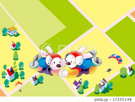 スカイダイビング 17205148