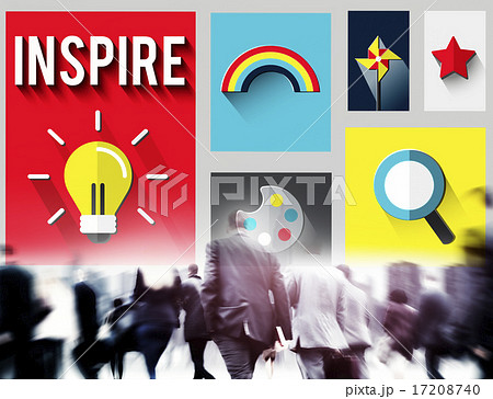 Inspire Inspiration Creative Vision Hopeful Concept Inspire Inspiration Creative Vision Hopeful Concept 17208740