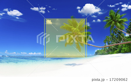 Copy Space Frame Summer Vacation Holiday Concept 17209062