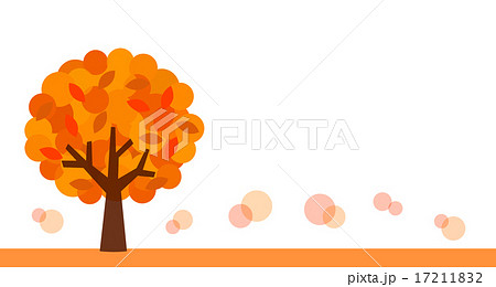 가을 나무 - 스톡일러스트 [17211832] - Pixta