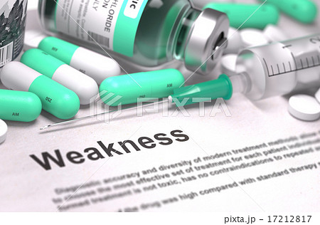 Weakness - Medical Concept. 17212817