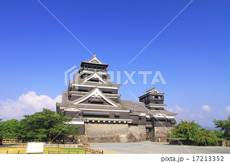 8月熊本 熊本城・天守閣 17213352