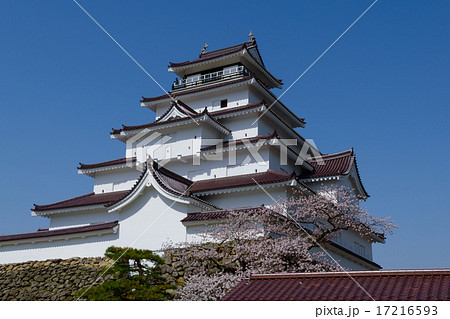 福島　会津若松　鶴ヶ城 17216593