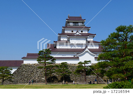 福島　会津若松　鶴ヶ城 17216594