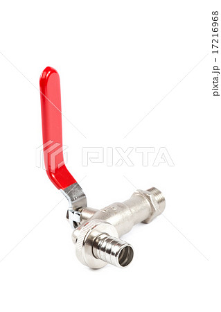 Water valve on white background. Water valve on white background. 17216968