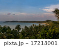 evening view from hill on Koh Mak onto horizon 17218001