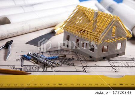 House blueprints, natural colorful tone 17220343