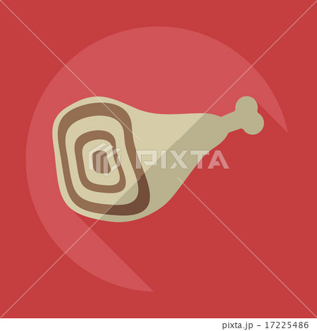 Flat modern design with shadow icons meat 17225486