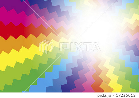 背景素材壁紙 虹色 レインボーカラー 七色 カラフル 渦巻き 螺旋状 らせん スパイラル 光 輝き のイラスト素材