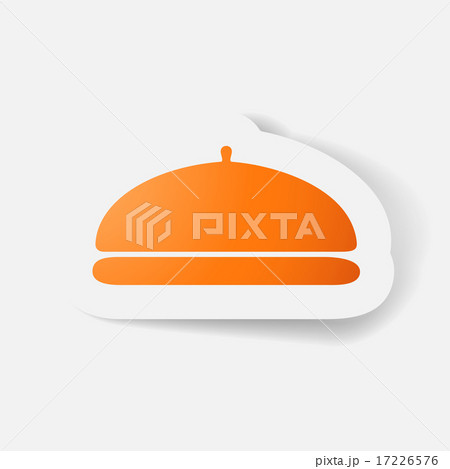 Paper clipped sticker: Cloche Paper clipped sticker: Cloche 17226576