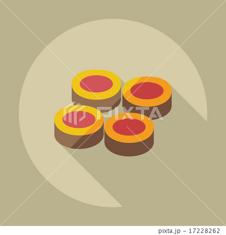 Flat modern design with shadow icons Japanese sushi Flat modern design with shadow icons Japanese sushi 17228262