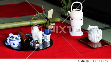 煎茶道。茶道具。 17234075