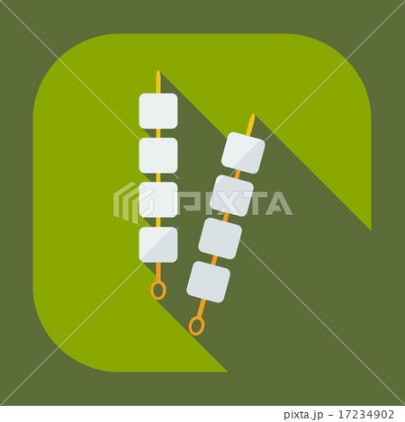 Flat modern design with shadow icons meat Flat modern design with shadow icons meat 17234902