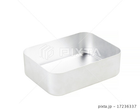 Metal baking pan isolated on white background 17236337
