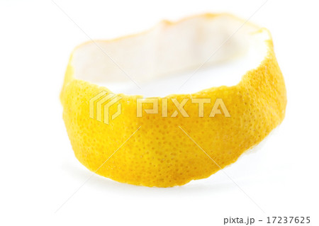 Dry citrus peel. Shallow depth of field. Isolated 17237625