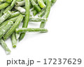 Frozen sticks of asparagus. Isolated 17237629