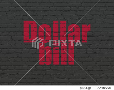 Money concept: Dollar Bill on wall background 17240556