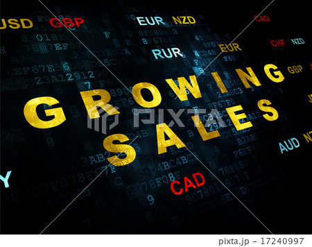 Finance concept: Growing Sales on Digital background Finance concept: Growing Sales on Digital background 17240997