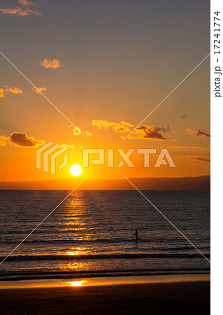 由比ガ浜の夕景 17241774