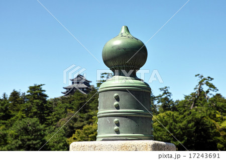 擬宝珠と天守閣 擬宝珠と天守閣 17243691