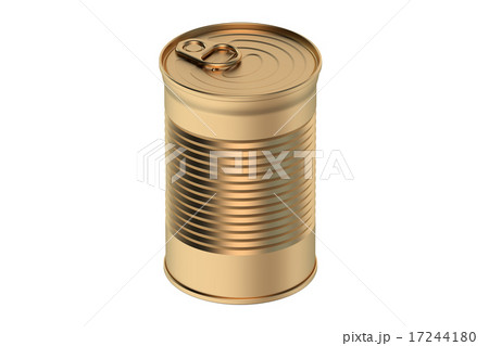 metallic tin can 17244180