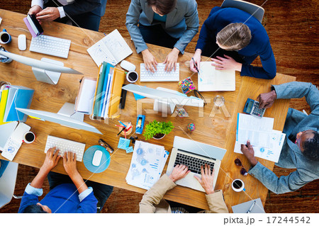 Business People Working Office Corporate Team Concept Business People Working Office Corporate Team Concept 17244542