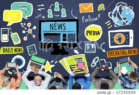 News Article Advertisement Publication Media Journalism Concept 17245039