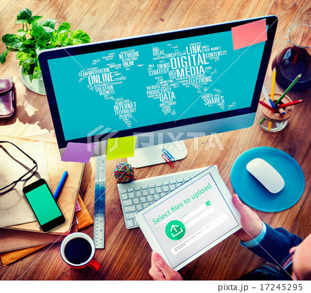 Digital Media Online Social Networking Communication Concept Digital Media Online Social Networking Communication Concept 17245295