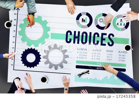 Choices Choosing Decision Direction Selection Concept Choices Choosing Decision Direction Selection Concept 17245358