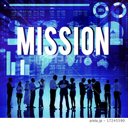 Mission Objective Aim Growth Corporate Goal Concept 17245590