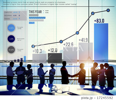 Statistics Data Analysis FInance Success Concept 17245592
