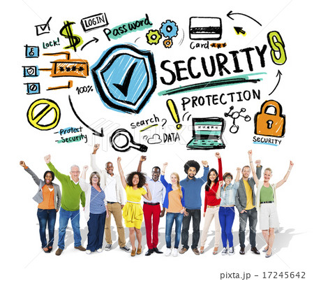 Ethnicity People Cheerful Winning Security Protection Concept 17245642