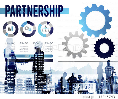 Partnership Collaboration Connection Teamwork Concept 17245743