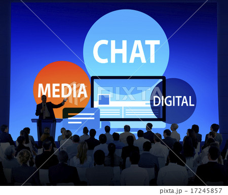 Chat Media Digital Chatting Communication Connect Concept Chat Media Digital Chatting Communication Connect Concept 17245857