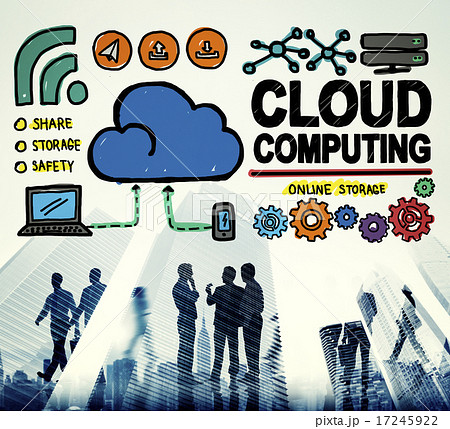 Cloud Computing Connection Network Internet Storage Concept Cloud Computing Connection Network Internet Storage Concept 17245922
