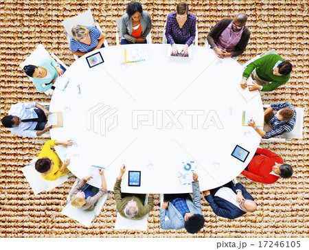 Group of People Business Meeting Brainstorming Concept Group of People Business Meeting Brainstorming Concept 17246105