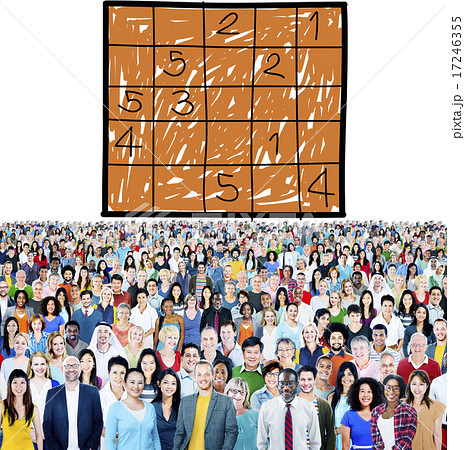 Sudoku Puzzle Solving Problem Solution Leisure Concept 17246355