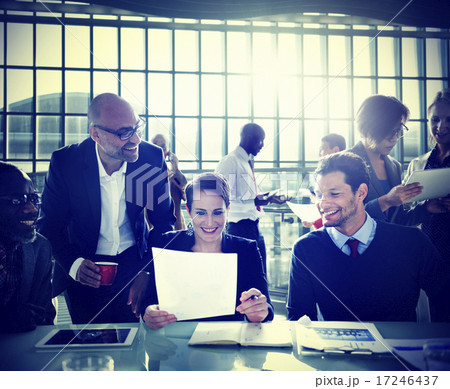 Diversity Business People Discussion Meeting Board Room Concept 17246437