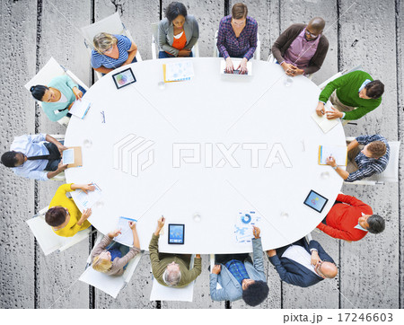 Group of People Business Meeting Brainstorming Concept Group of People Business Meeting Brainstorming Concept 17246603