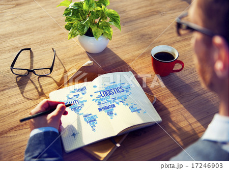 Logistics Management Freight Service Production Concept 17246903